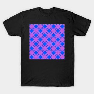 retro purple abstract design T-Shirt